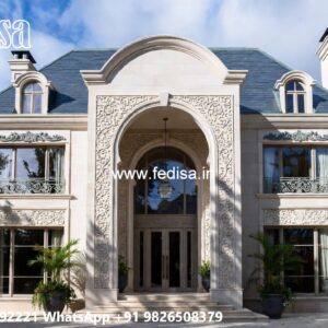 Heritage Style Villa Exterior Two Storey House Plans With Balcony No-6724