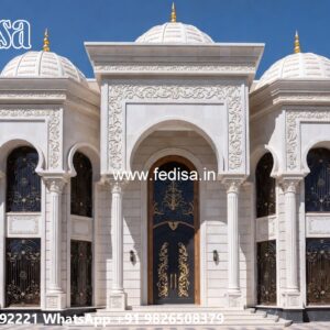 Stone Finish Villa Design Studio Apartment Plan No-6726