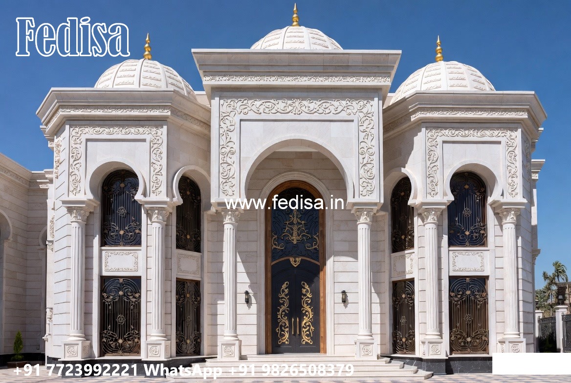 Stone Finish Villa Design Studio Apartment Plan No-6726