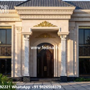 Marble Flooring Villa Design Small 2 Bedroom House Plans No-6733