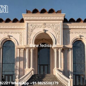 Fountain Garden Villa Unique House Design No-6738