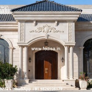 House With Columns Exterior Free 1 Bedroom House Plans No-6770