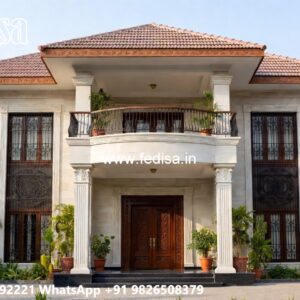 Neoclassical Villa Facade Cottage Home Plans No-6842