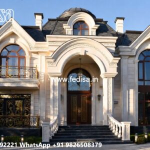 Luxury Classic Living Room One Bedroom House Design No-6850