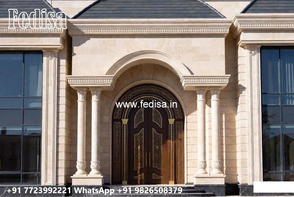 Courtyard Home Design House Design Front View No-6946