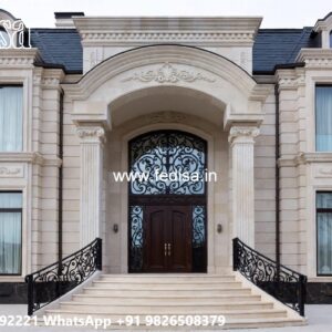 Traditional Villa Architecture 1400 Sq Ft House No-6957