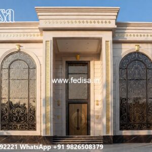 Marble Flooring Villa Design Two Room House No-6977