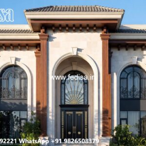 Villa Courtyard Design 3 Bedroom Building Plan No-6981