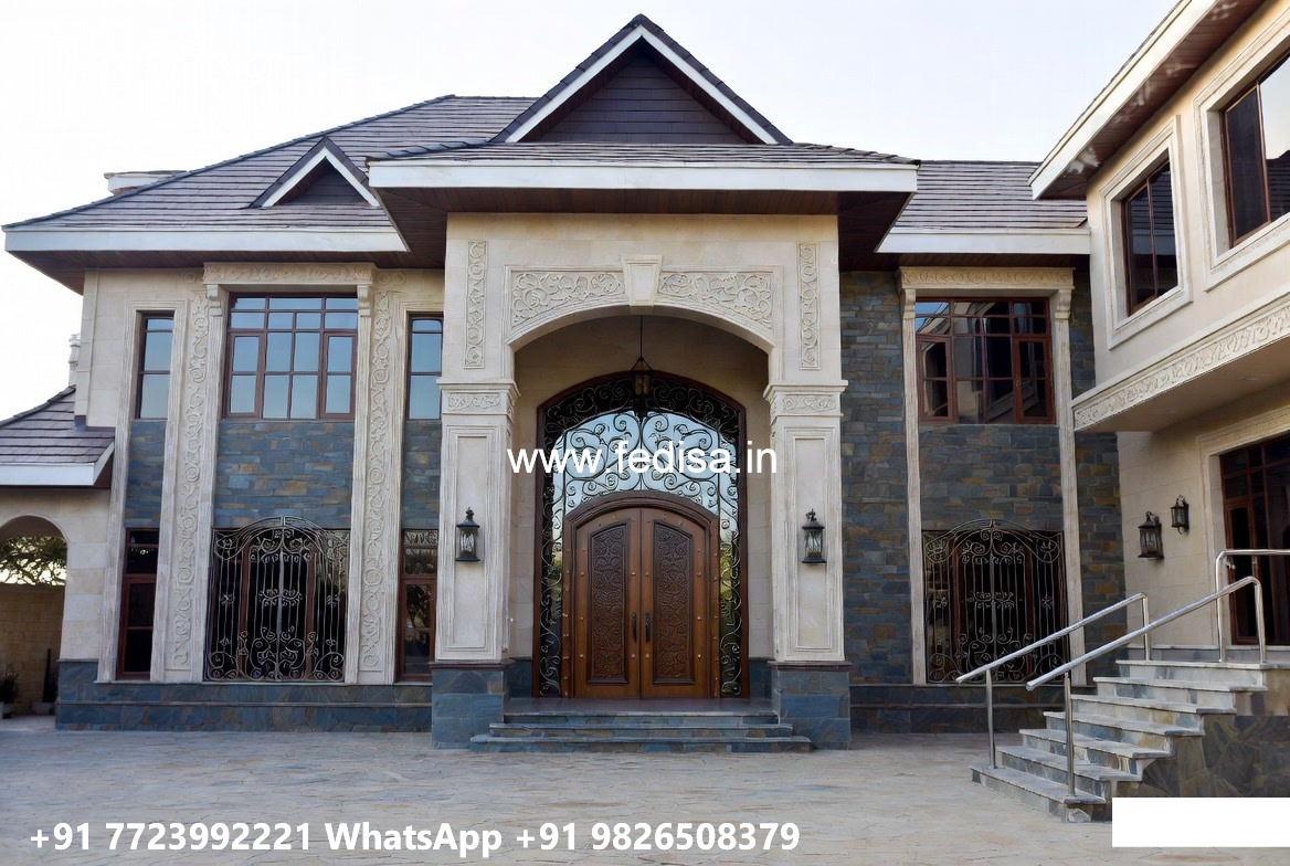 Small Classic Villa Design Inspiration 4 Bed House Plans No-6987