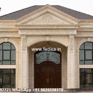 Classic Villa Design With Swimming Pool 5 Room House Design No-6989