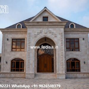 Luxury Classic House Two Storey House Design With Terrace No-7004