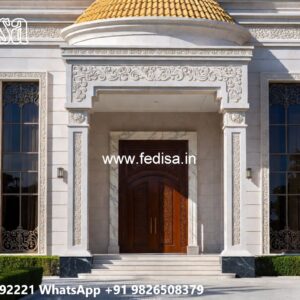 Front Yard Classic House 800 Square Feet House Design No-7027