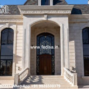 Classic Home Style Small 2 Storey House Design With Rooftop No-7040