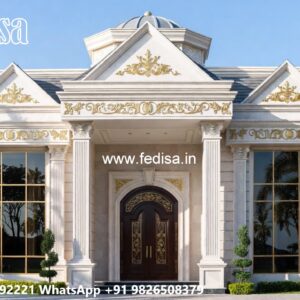 Traditional House Facade West Facing House Vastu Plan 30×40 No-7048