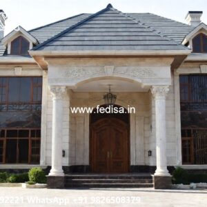 Front Yard Classic Home House Construction Design No-7065