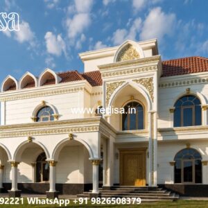 Classic Home Design With Garden Normal House Plan No-7075