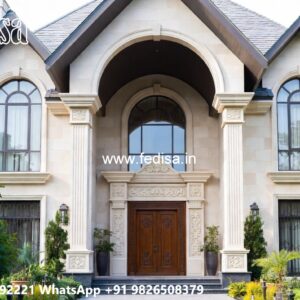 Vintage Villa Style Apartment Building Plans No-7083