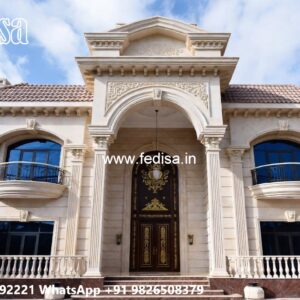 Villa With Columns Design Simple One Bedroom House Plans No-7088