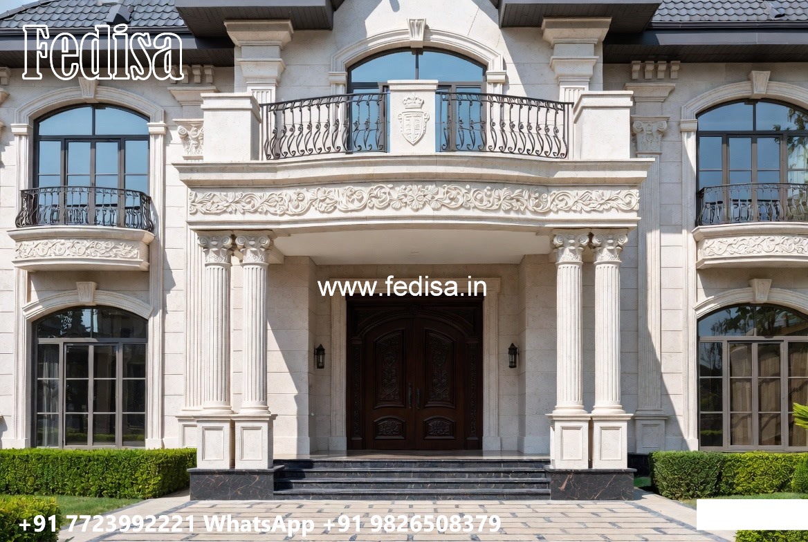 Chandelier Lighting Interior Modern Single Floor House Design No-7100