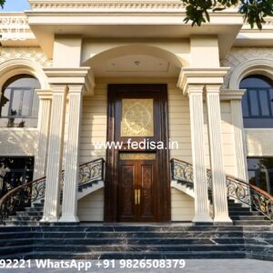 Fountain Garden Villa Long House Plans No-7104