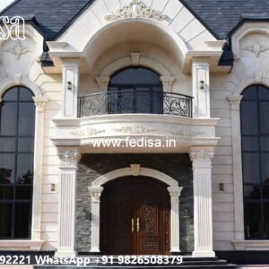 Classic Home Design Flat Roof Plan No-7124