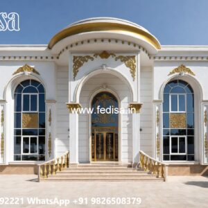 Traditional Home Facade Duplex House Plans India No-7132