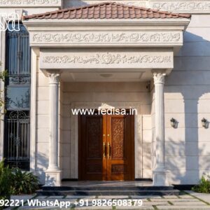Brick Classic House Design Simple Four Bedroom House Plans No-7137