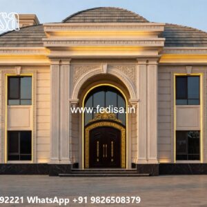 Front Yard Classic House 60 Gaj House Design No-7149