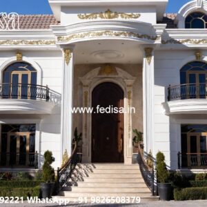 Small Classic House Design Inspiration 5bhk House Design No-7154
