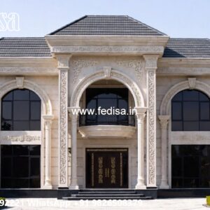 Classic House Front Elevation Design 20×50 House Plan 3d No-7156