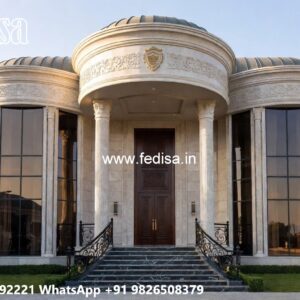 Classic Villa Exterior 3bhk House Plan Ground Floor No-7207