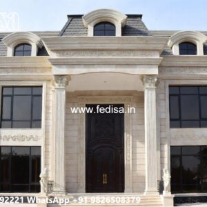 Symmetrical Villa Architecture 2800 Square Foot House No-7213