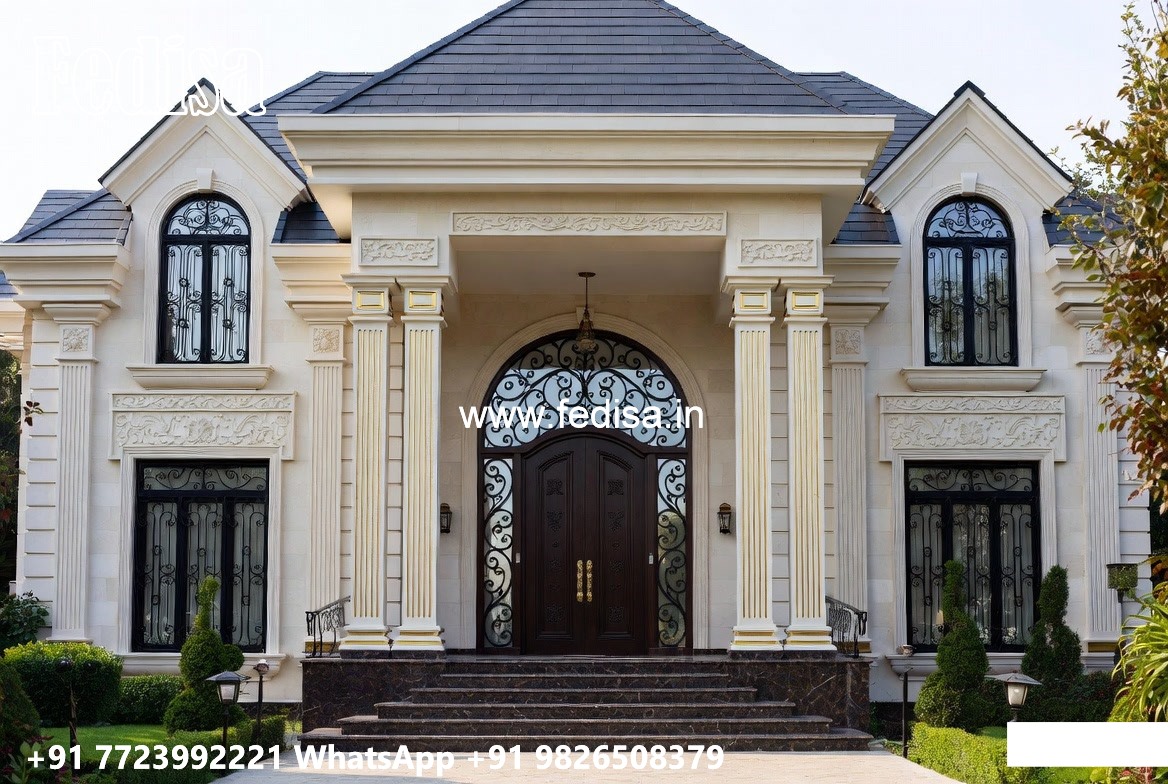 Luxury Classic Villa Exterior Design Ideas Simple Duplex House Design No-7230