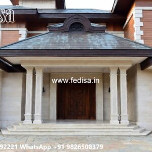 Traditional House Facade Single Floor House Plans Indian Style No-7292