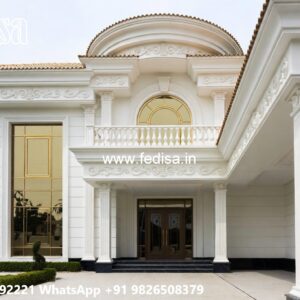 Front Yard Classic Home 2 Storey Building Design No-7309