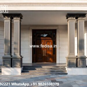 Villa With Columns Design 2 Story House Layout No-7332