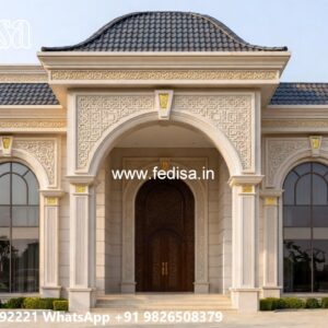 Luxury Front Elevation Villa 50 Square Meters Floor Plan No-7333