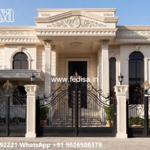 Heritage Style Villa Exterior 1000 Square Foot House Plans No-7334