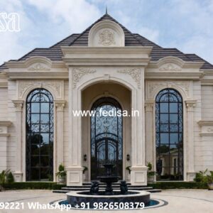 Classic Villa Garden Design 5 Bedroom Double Storey House Plans No-7345