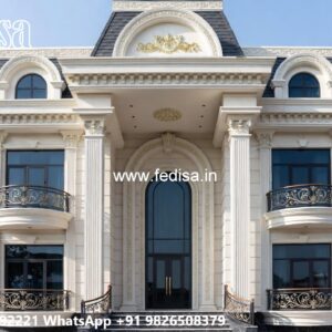 Villa Courtyard Design 4 Bedroom Farmhouse Plans No-7347