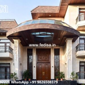 Classic Outdoor Patio Villa Home Design 2 Floors No-7350