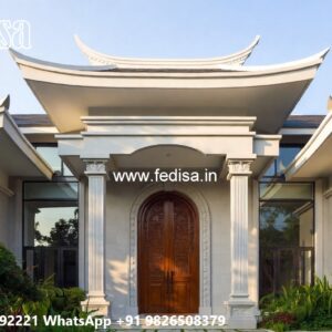 #classicvilla Four Room House Design No-7359
