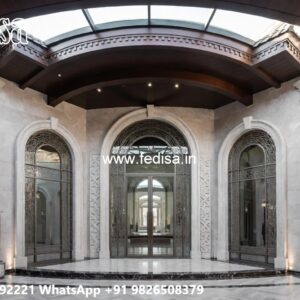Backyard Classic Home Design 2 Bhk Bungalow Plan No-7394