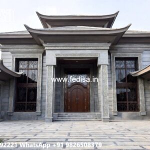 Classic House Design With Garden 6 Bedroom Floor Plans No-7404