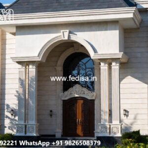 Columns House Design Modern Duplex Designs No-7418