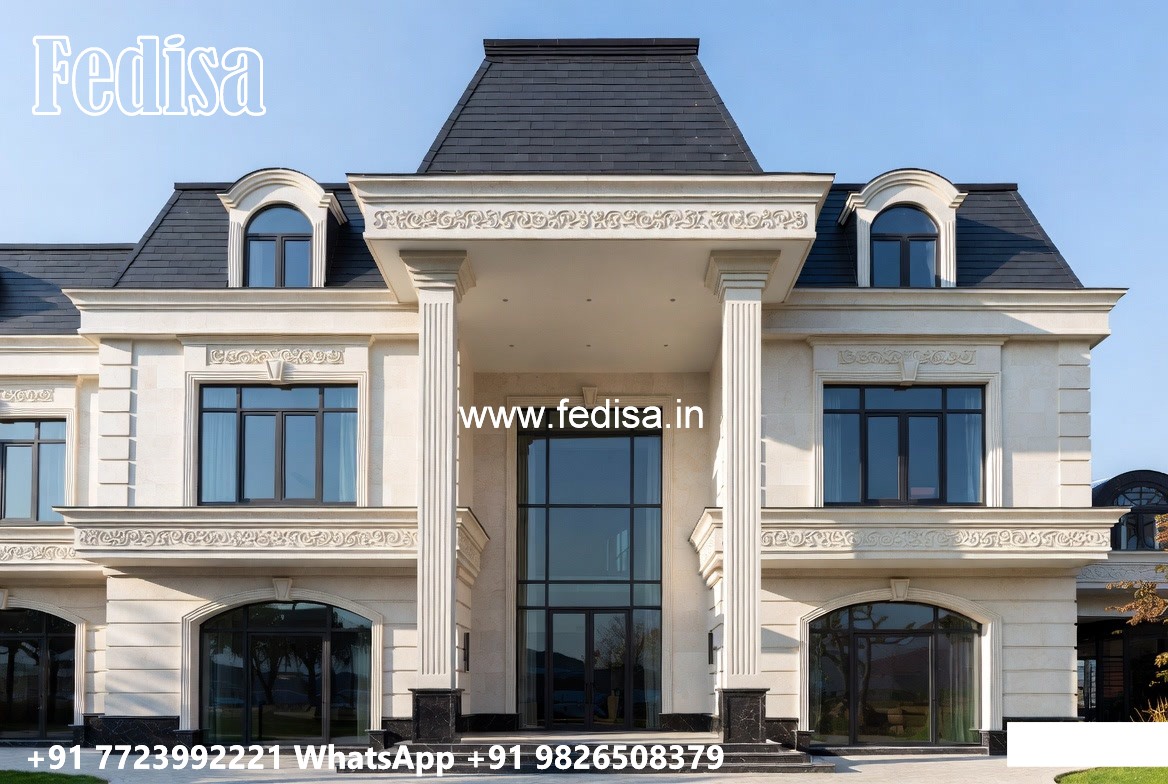 Traditional Villa Architecture Prairie Style House Plans No-7445