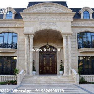 Vintage Villa Style First Floor Home Design No-7449