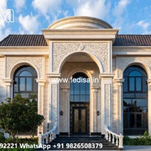 Villa With Columns Design Best 4 Bedroom House Plans No-7454