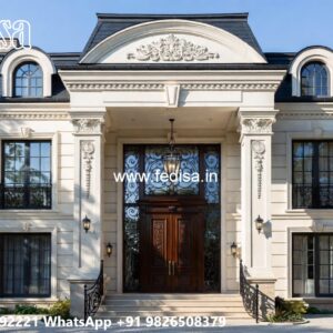 Luxury Front Elevation Villa 1200 Sq Ft House Plan Indian Design No-7455