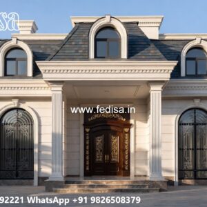 Vintage Luxury Interiors Simple Home Design In Village Single Floor No-7464